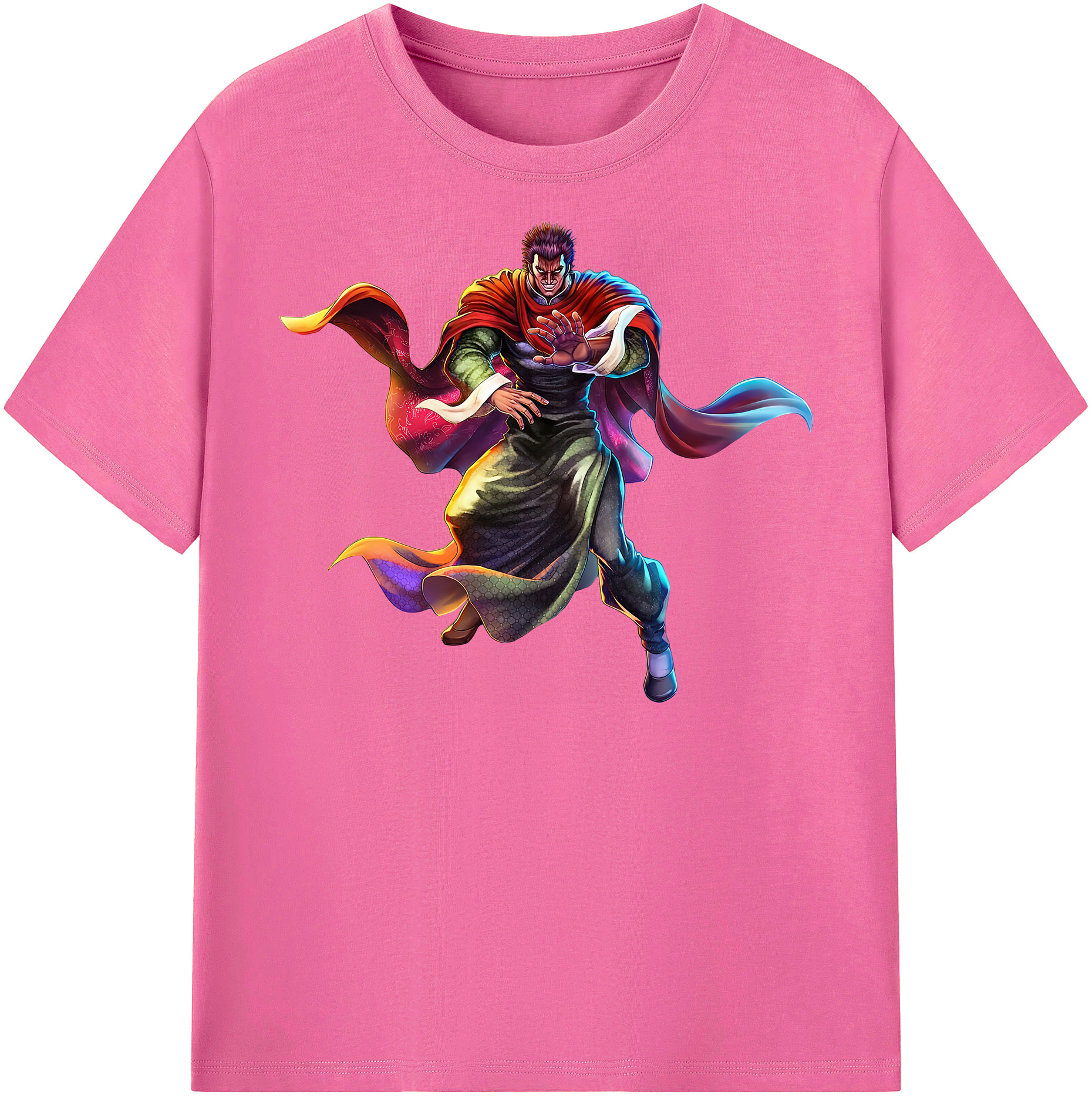 （画像用） 北斗の拳 Fist of the North Star レディースカジュアルプリントTシャツ（綿100％）